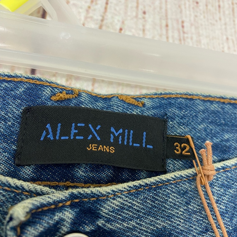 Alex Mill Mens AM Relaxed 5 pockets jeans size 32 - Picture 11 of 16
